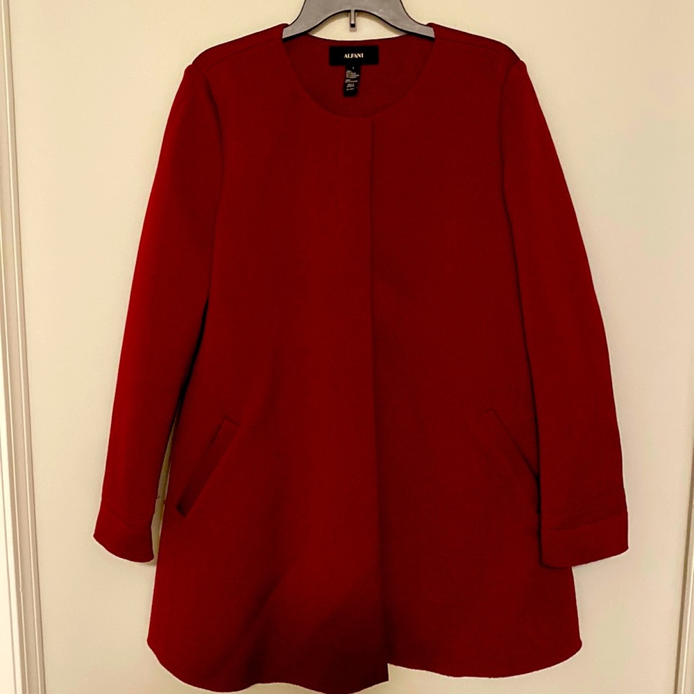 Alfani Rayon Snap Jacket
